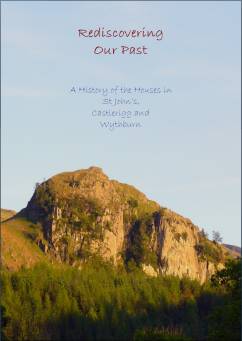 "Rediscovering our Past" book cover showing Castle Rock of Triermain